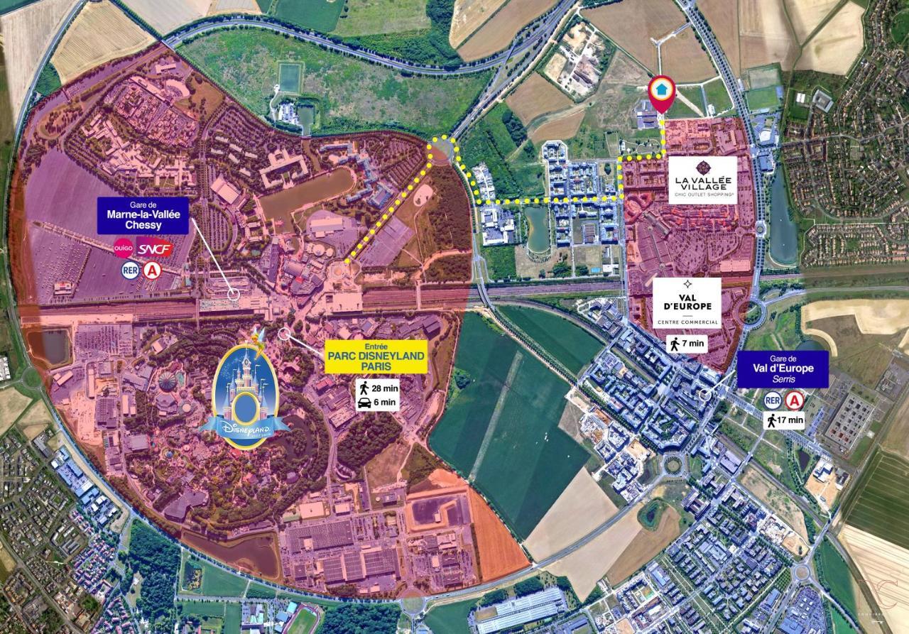 *Disneyland/Serris* Appartement Idealement Situe 외부 사진